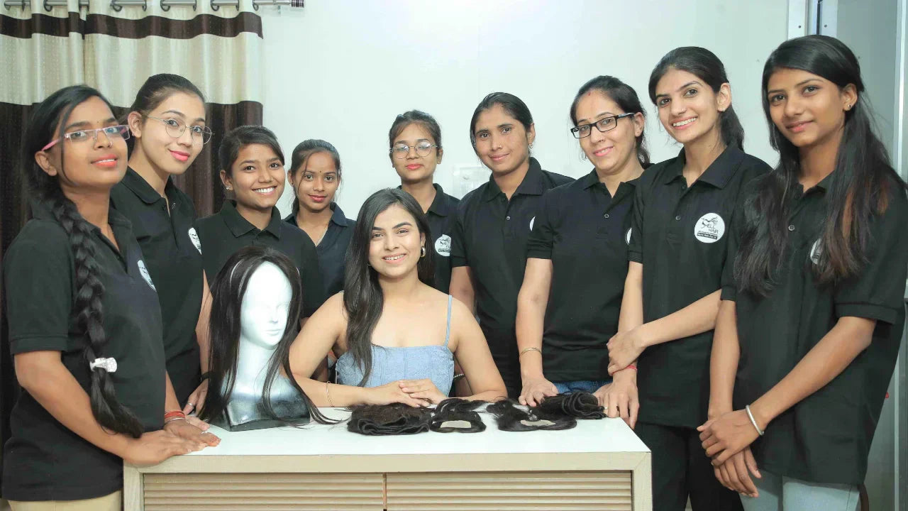 Hair extension brand owned by own, Parul Gulati from Nish Hair, Hair extensions for women suffering with hair thinning, how to cover bald spots, real human hair wigs for women, female bald spots cover