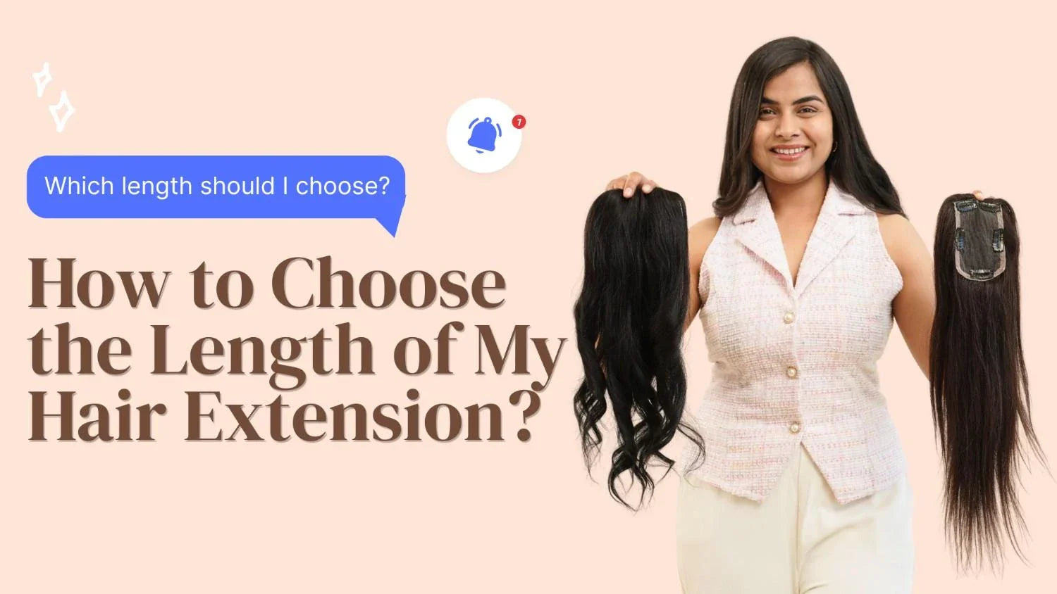 How to choose the length of my hair extensions