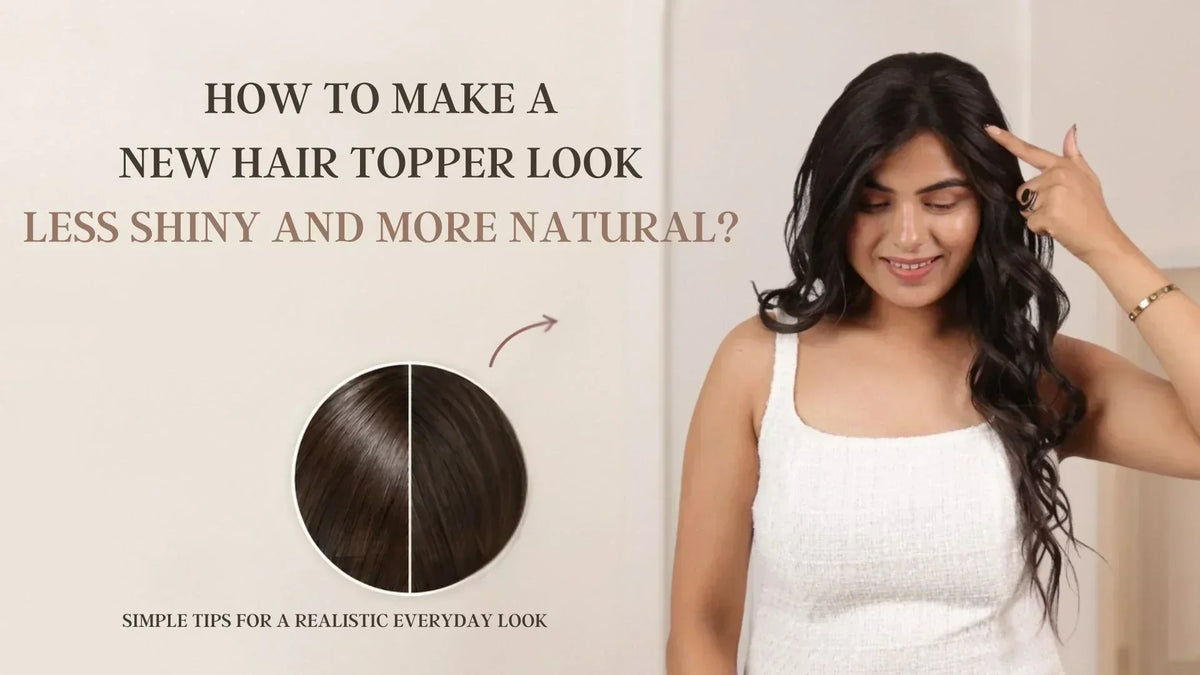 How to Make a New Hair Topper Look Less Shiny and More Natural?