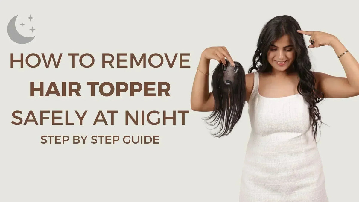 How to Remove a Hair Topper Safely at Night
