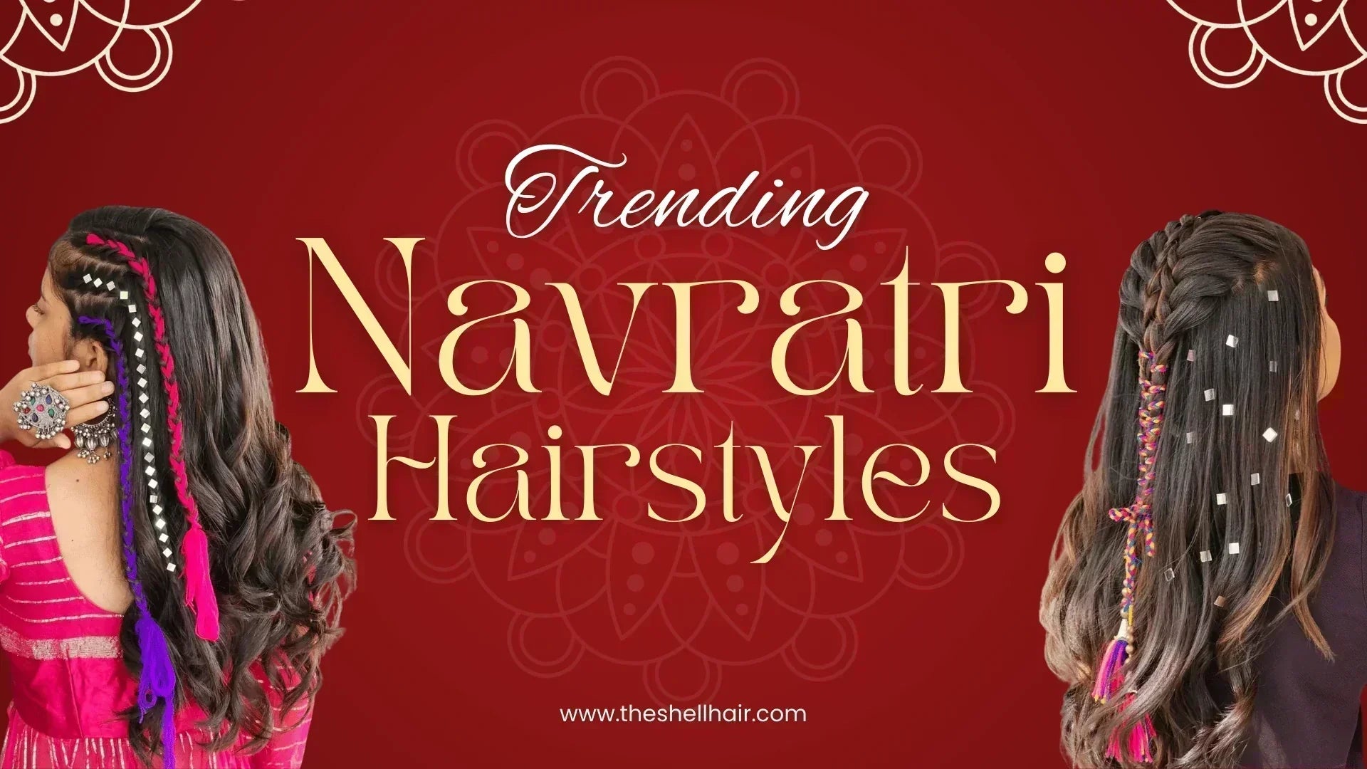 Navratri hairstyle
