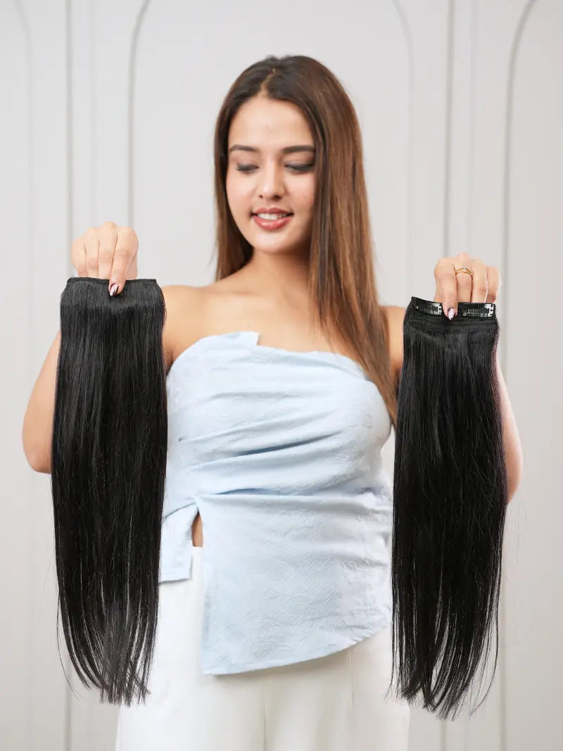 Shop 100% natural human hair extensions for women online
