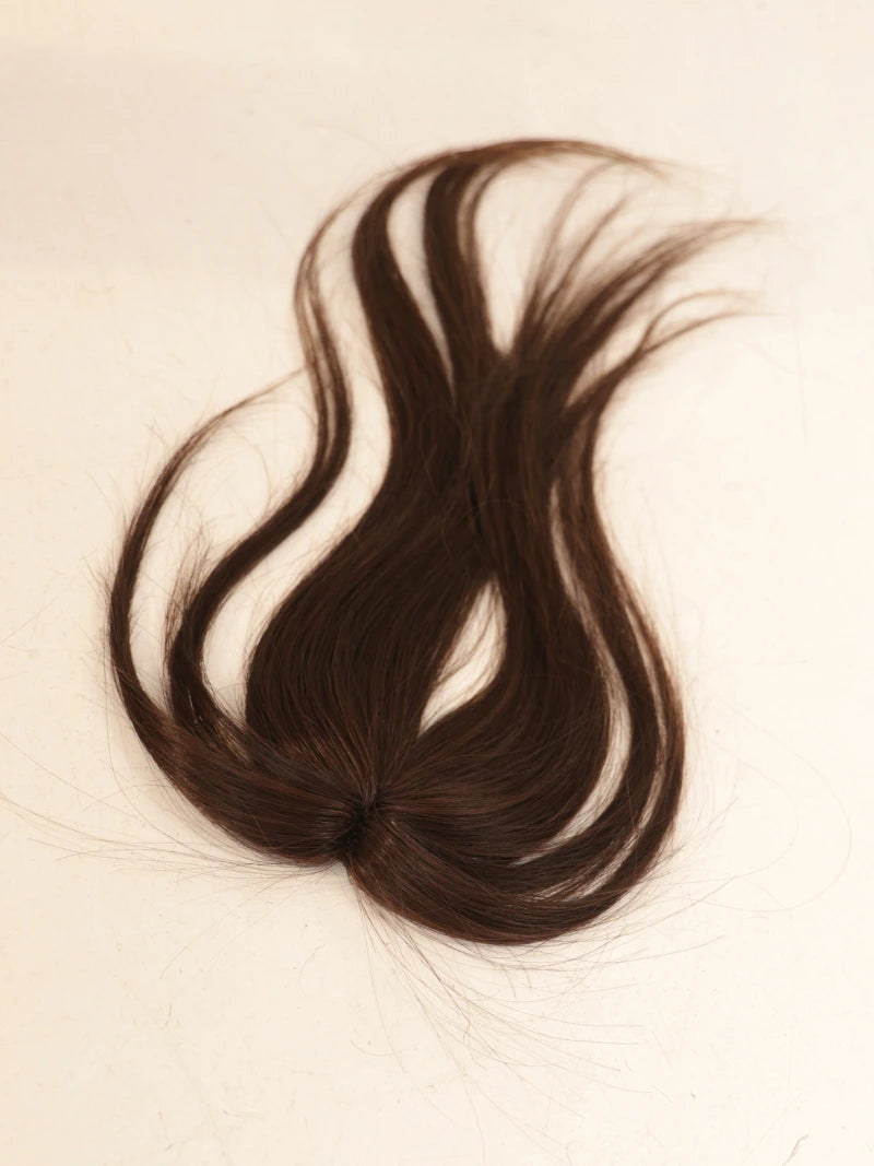 Invisible curtain bangs, light curtain bangs, human hair curtain bangs, face framing bangs