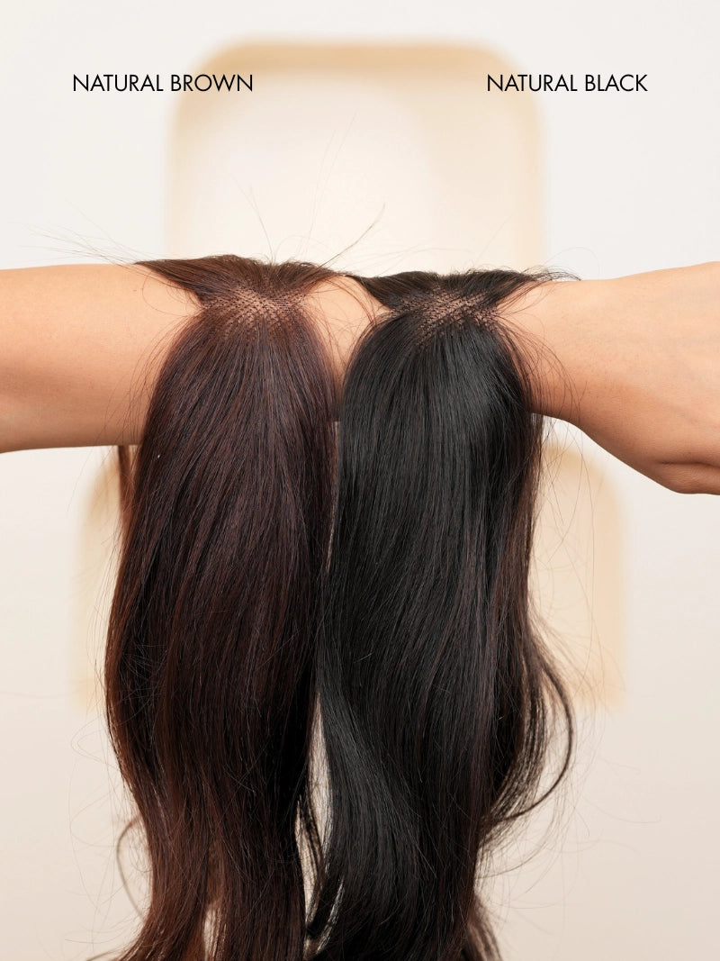 Buy brown color hair topper for women online