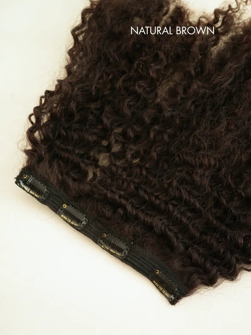 Last image of curly hair extensions for ladies