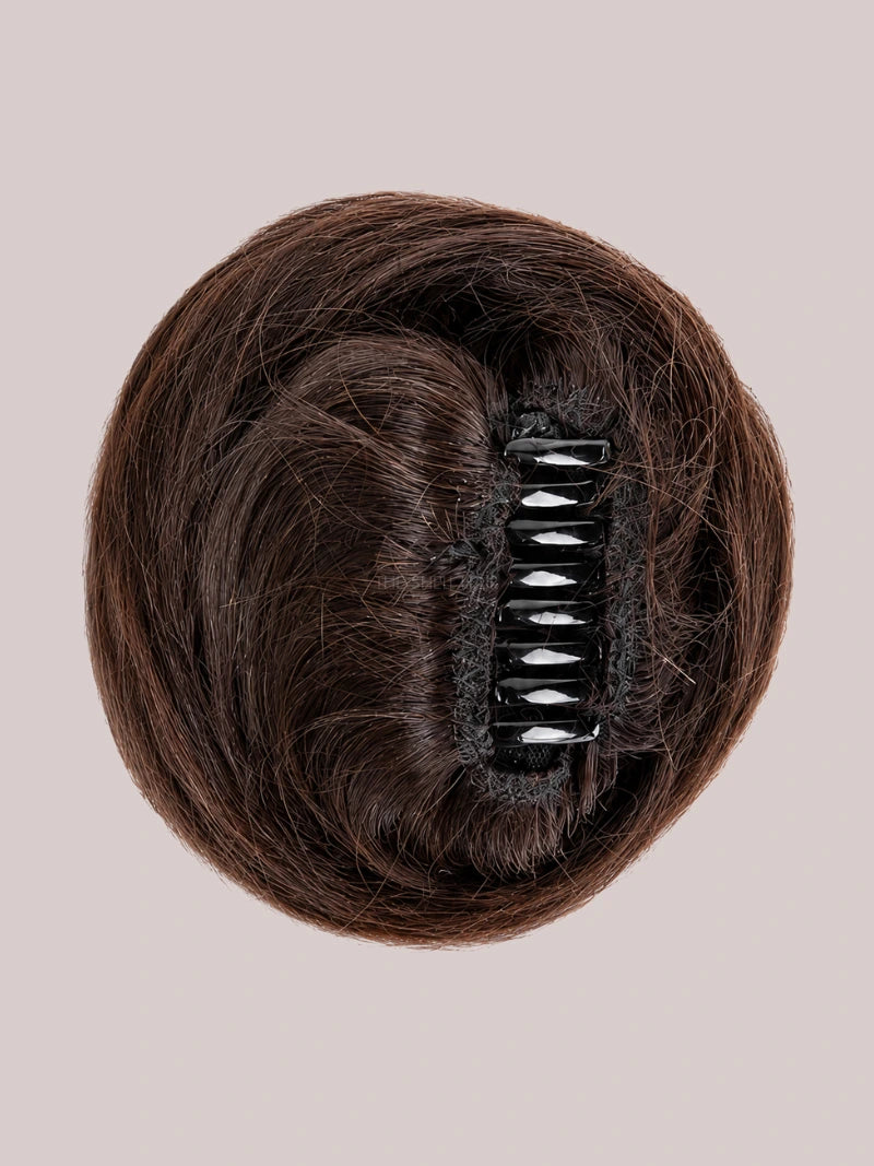 clip on bun, clip on hair bun, messy claw clip hair bun, claw bun, claw clip bun, claw clip hair bun for women, real human hair bun, natural looking hair bun for women, faux bun, unisex bun, bun extensions for women, hair bun for thin hair, hair bun for short hair, messy bun
