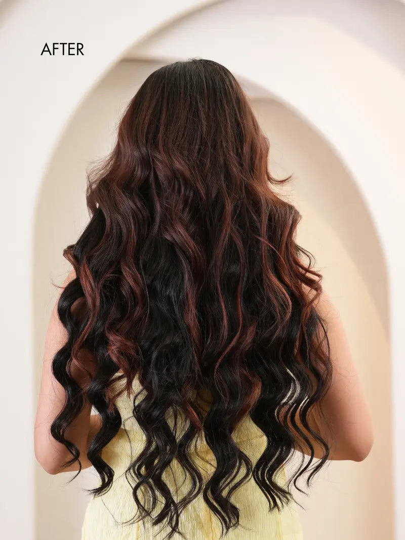 Clip less hair extensions for ladies near me