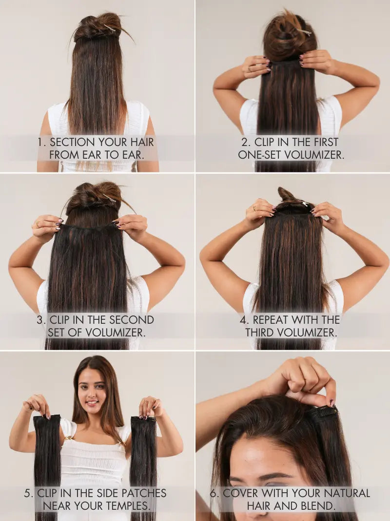 Shop clip in hair volumizers for women at best prices