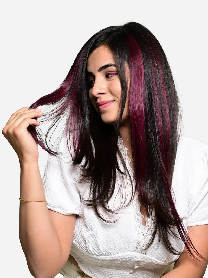 Buy hair streaks color extensions online