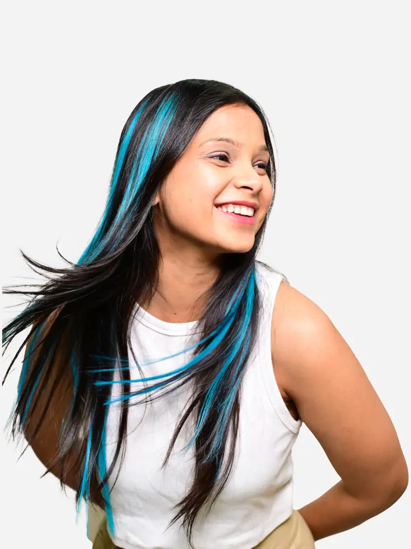 Shop blue hair streaks online in India