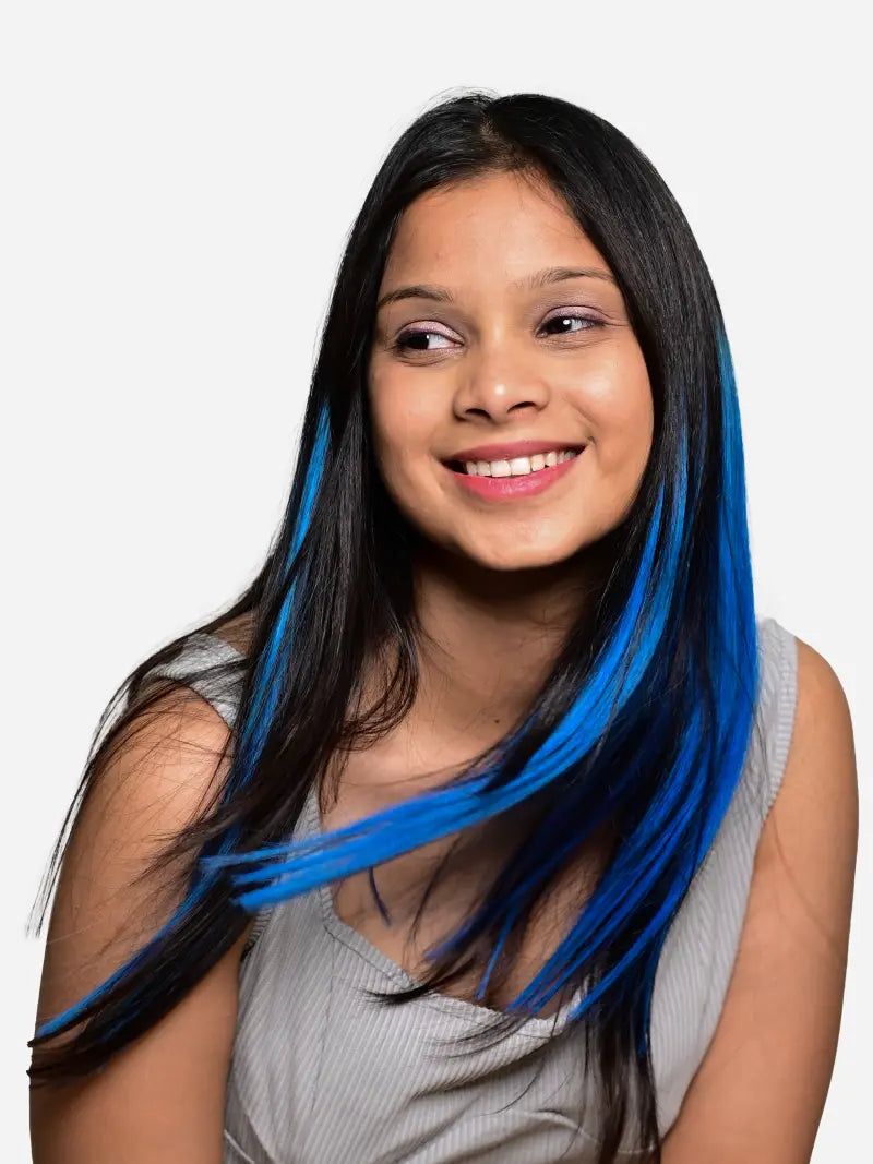 Shop blue color hair highlights online In India