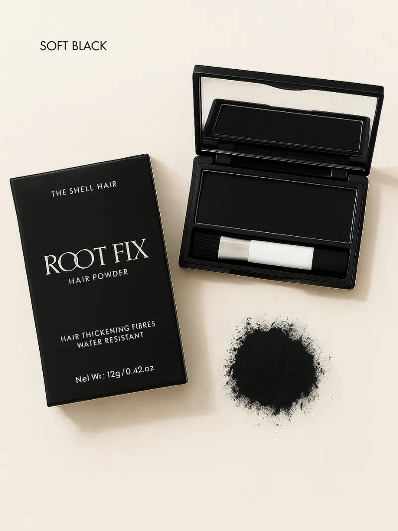 Black Hair fiber powder for men, Hair fiber powder for women, Hair fiber powder for black hair, Hair cover up powder for temple area