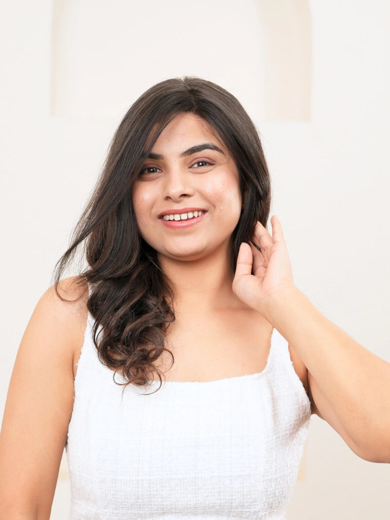 Hair topper for broad forehead