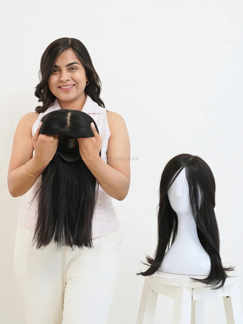 First image of hair wig 14 inch, Buy hair wig for women online, Shop 100% human hair wig for women, Buy hair wig for ladies, Buy hair wig for cancer patients online