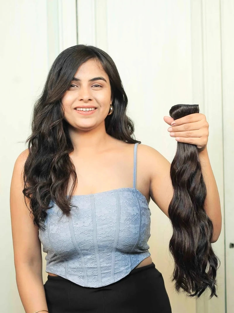 Shop wavy hair extensions for women in India