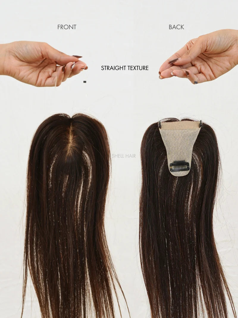 Buy hair topper with band, Shop hair band topper for women, Buy silk base topper for women, Shop silk base hair topper for ladies, Buy clipfree band hair topper for women online