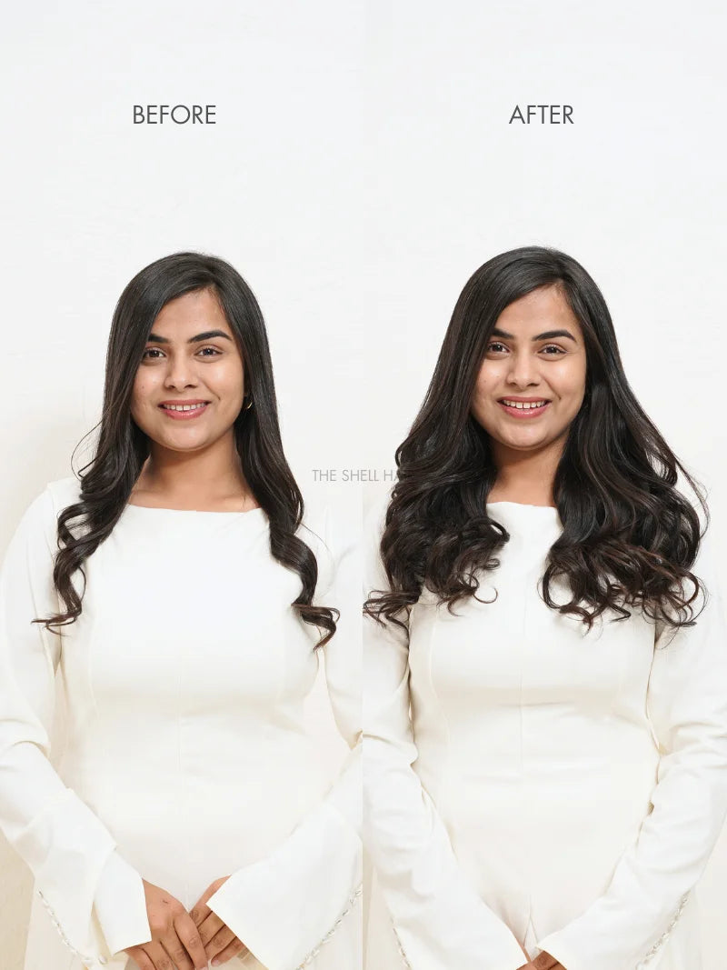 Buy halo hair extensions for women online, Shop hair extensions for thin hair online, Buy clip in volumizer for ladies near me, Shop halo extensions for women at best prices