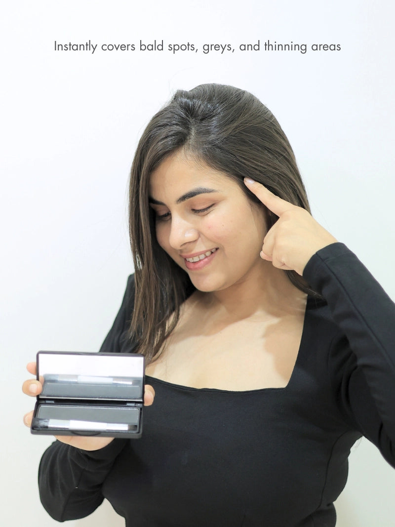 How to use a hair powder, Texture powder, Scalp powder, Hair fibre powder