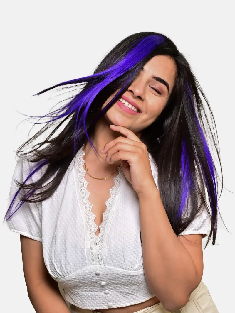 Best colored clip in hair extensions online in India