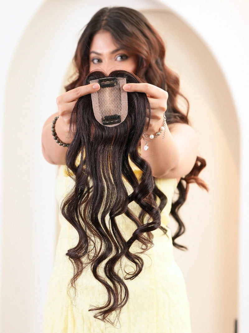 Buy hair topper for wavy hair online