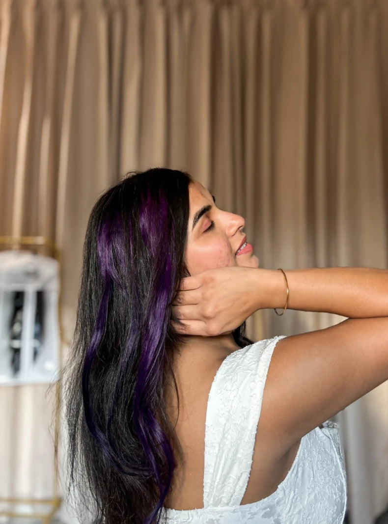 Best purple color clip in streak near me