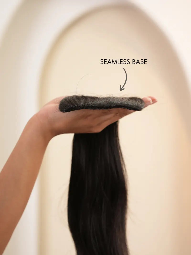 Seamless wide patch for bald spots for women online