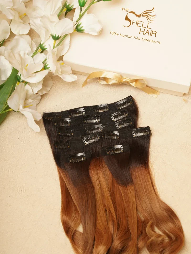 Shop Hair extensions for short hair with ombre hair color