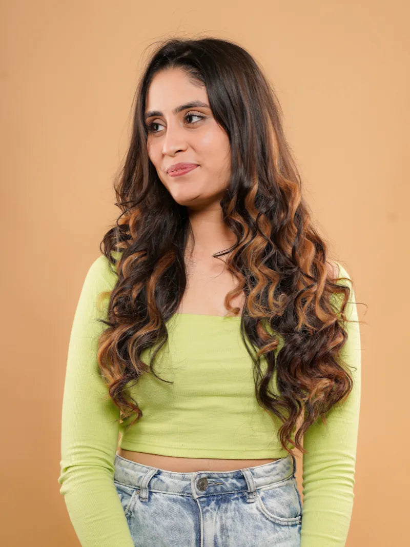 Shop Hair extensions for long hair with highlights