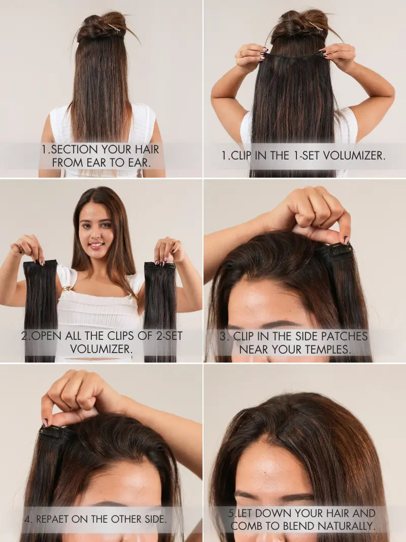 How to put hair extensions