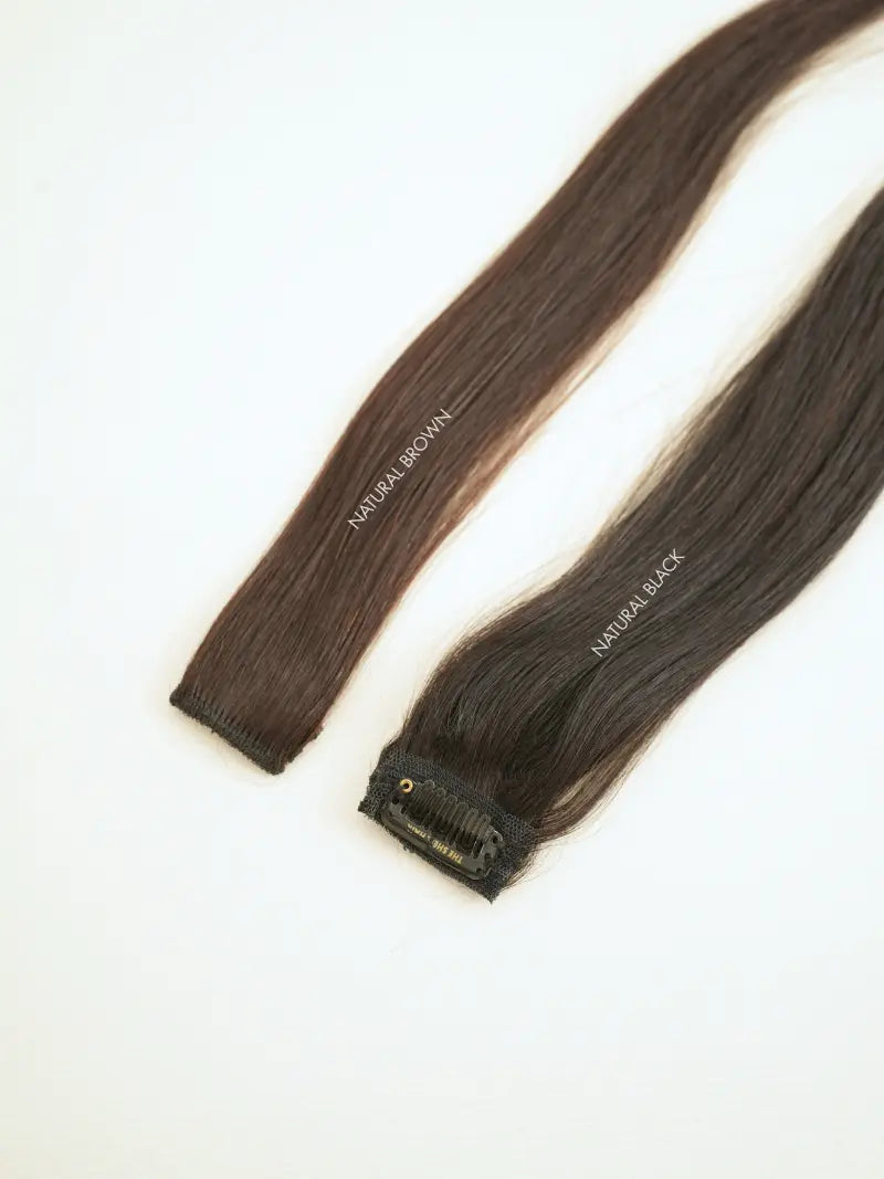 Natural looking brown and black streaks for indian hair