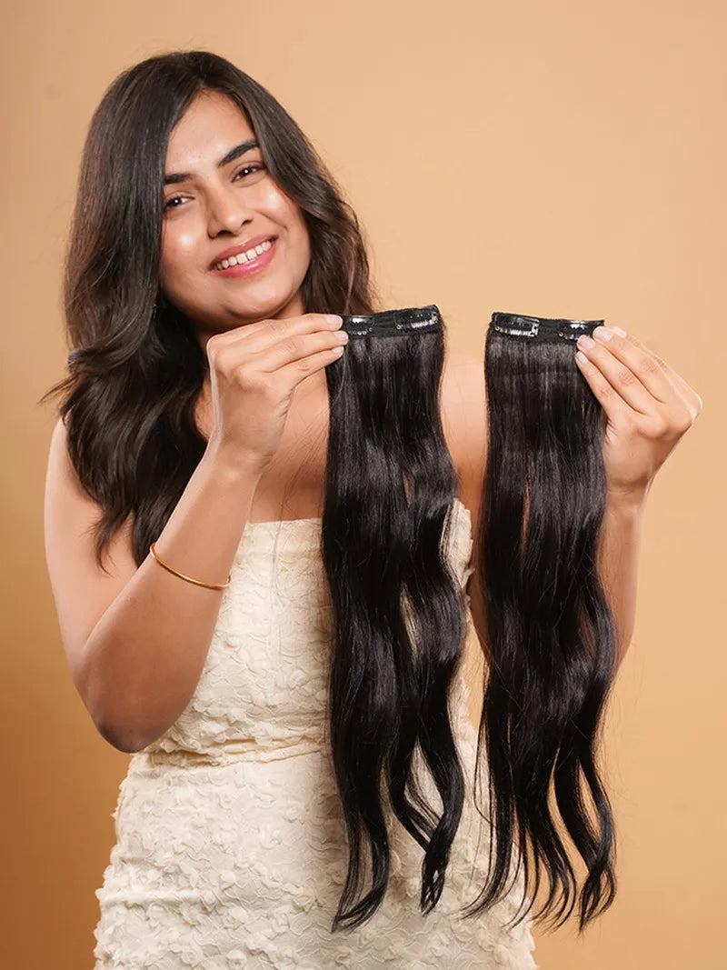 Shop two set wavy clip in volumizer for wavy hair