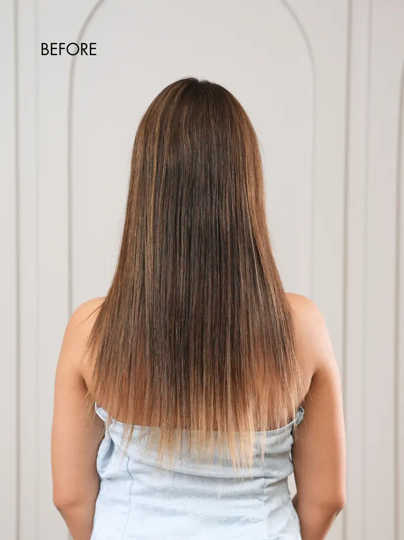 Seven Set Clip In Extensions - Straight Texture
