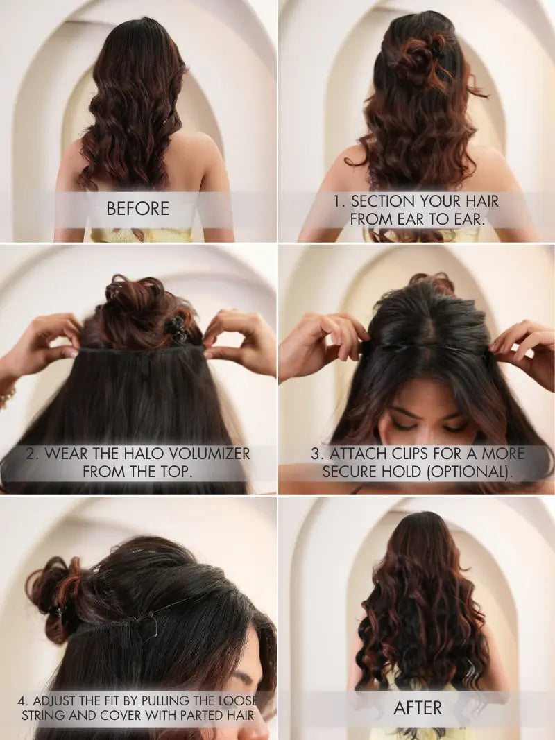 How to use halo hair extensions