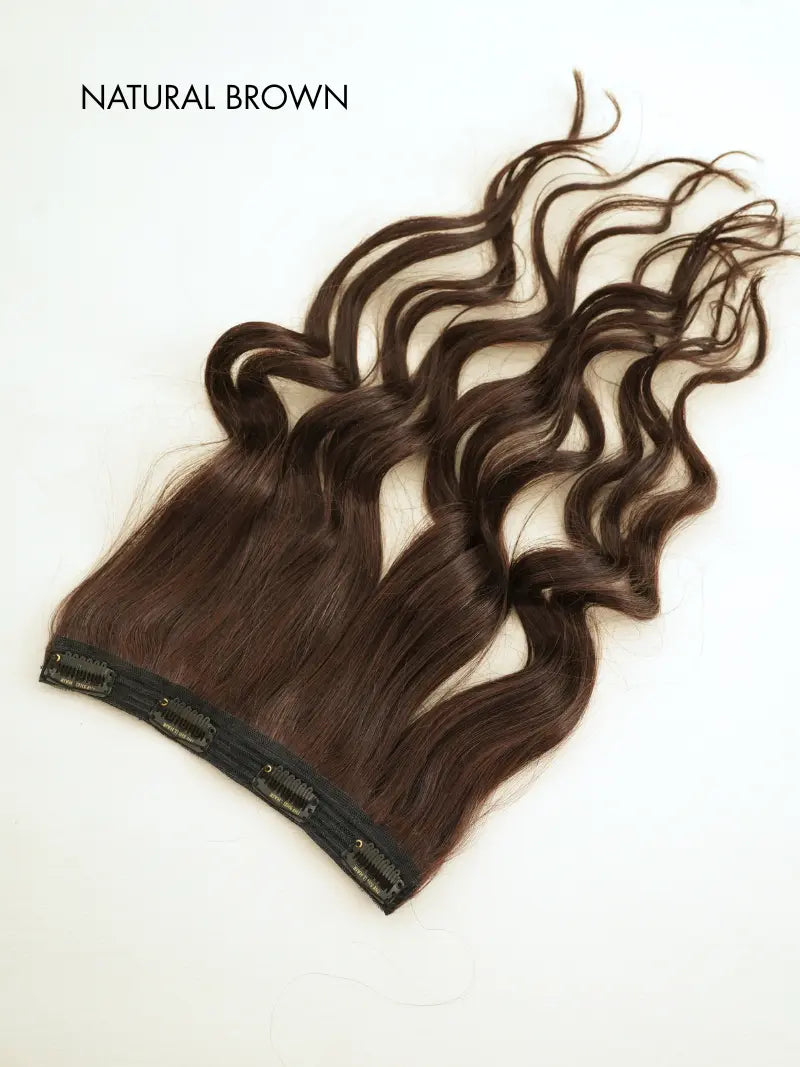 Buy clip in brown volumizers for wavy hair near me