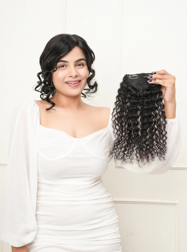 Shop Curly seamless hair patches for women