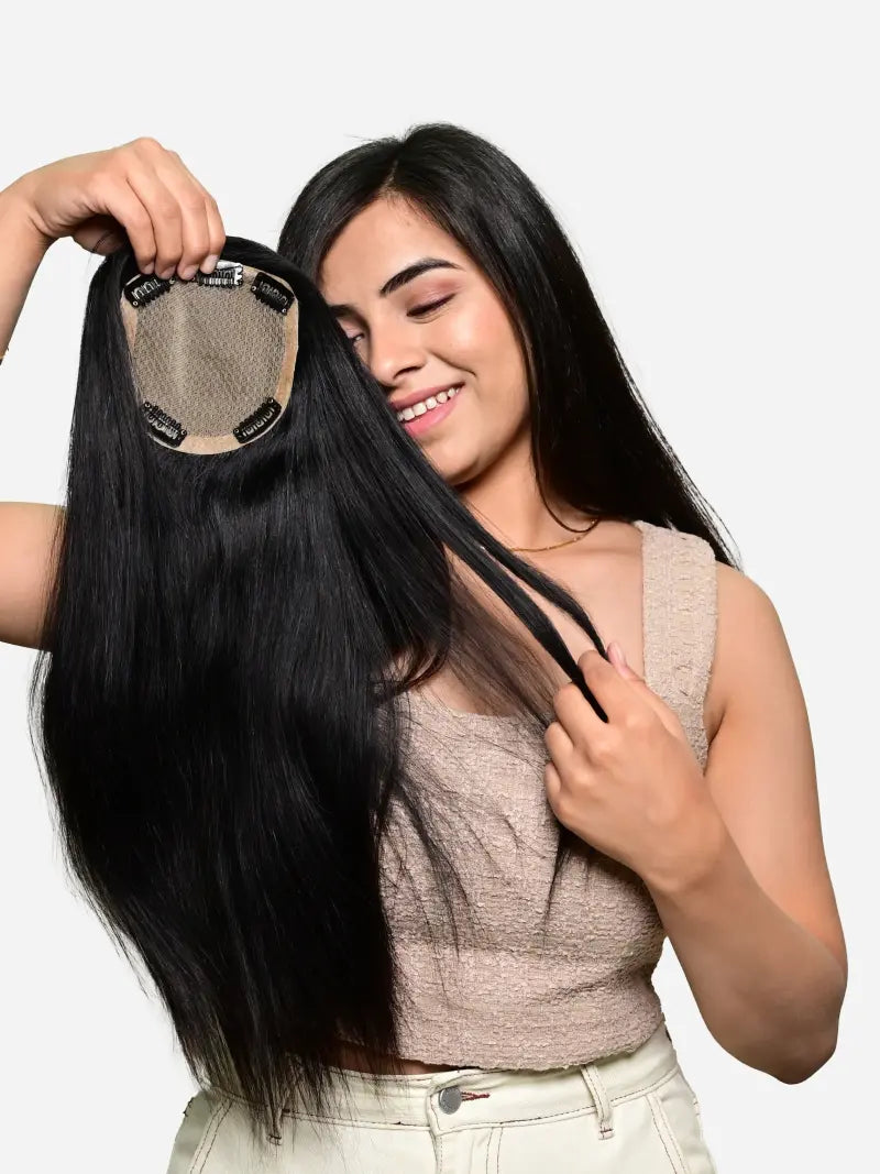Long hair topper for women online