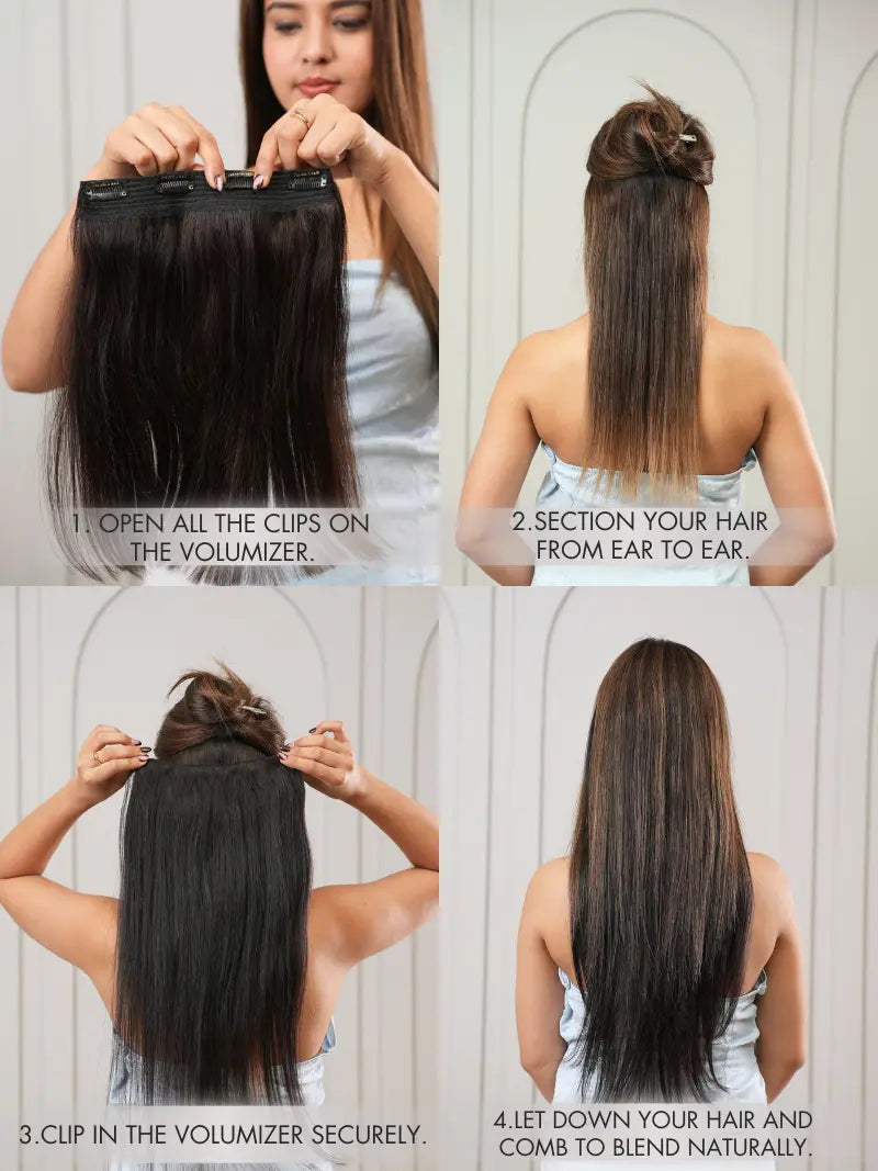 How to wear clip in hair extensions