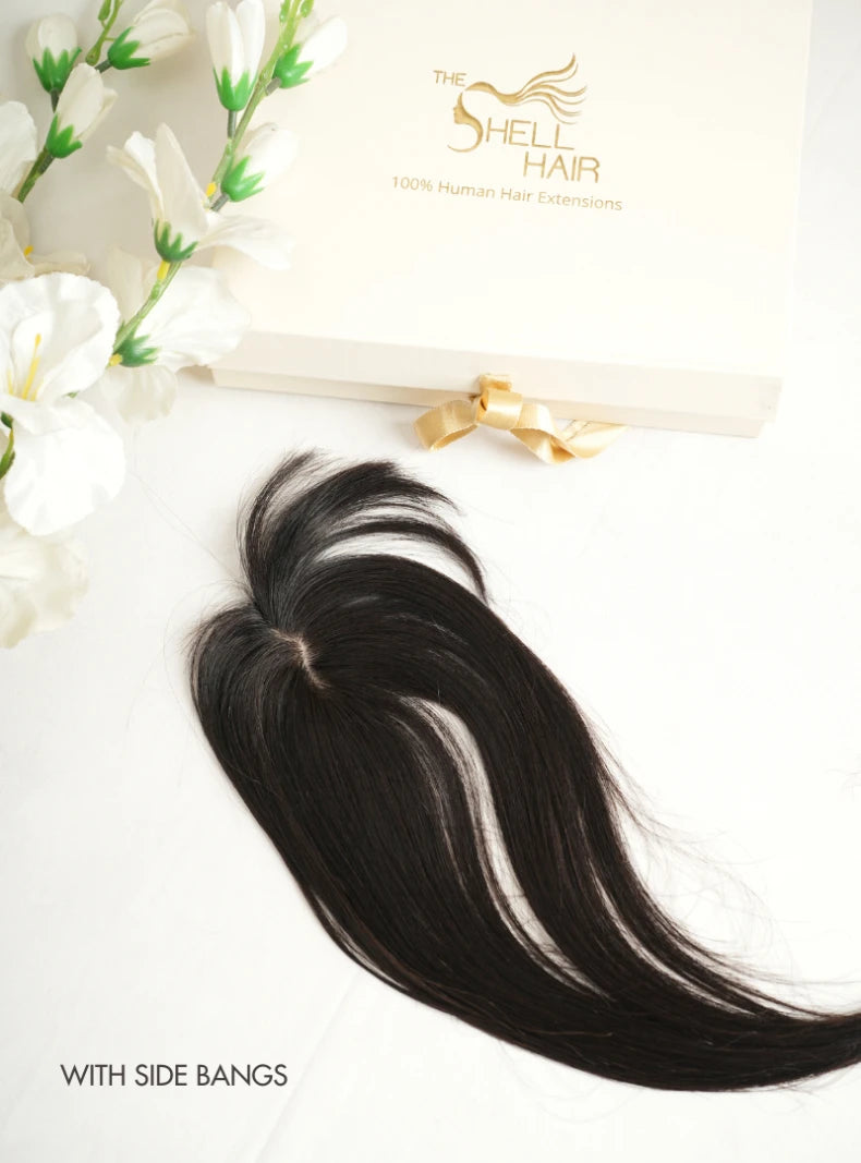 Tiny bangs hair topper online