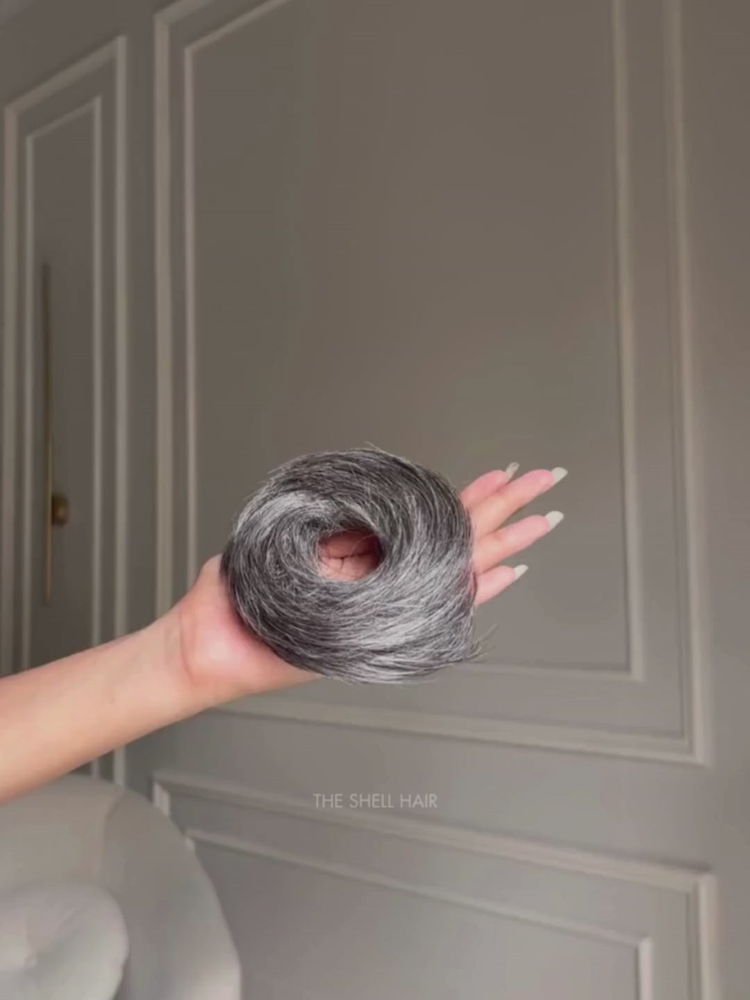 Shop donut bun scrunchie for grey hair online in India