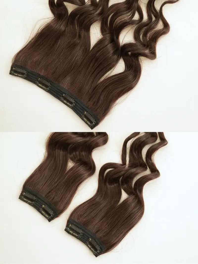 Last image of clip in hair volumizers