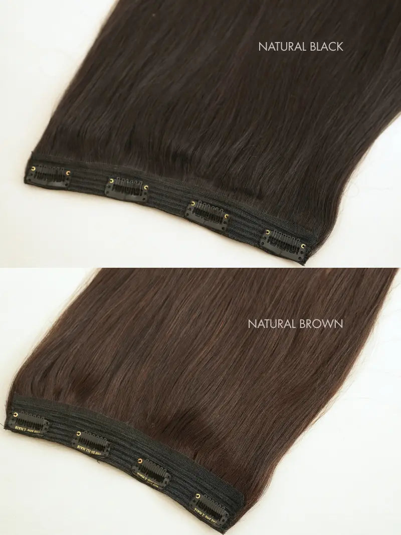 Brown and black hair volumizer for women