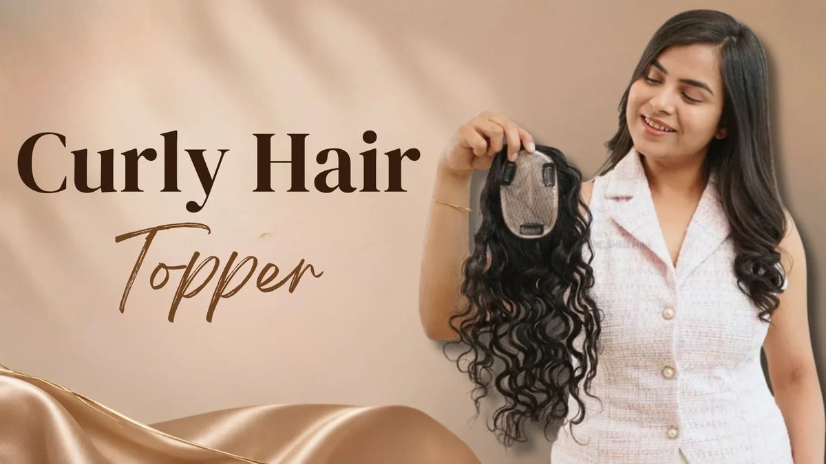 Buy curly hair topper for women online