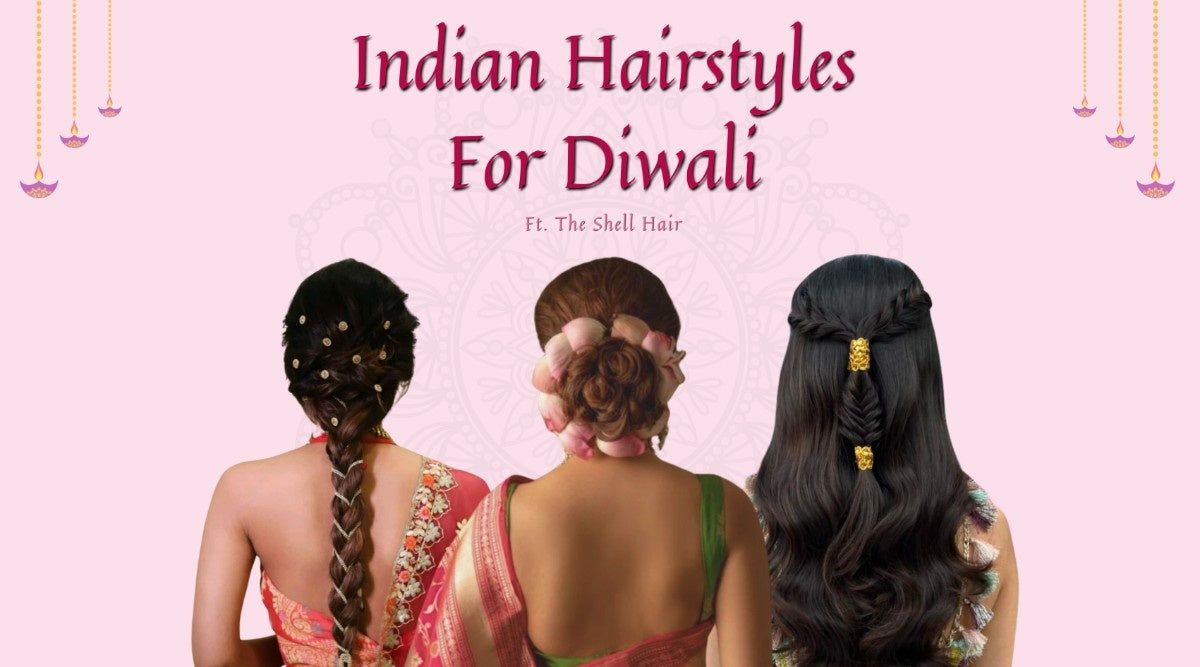 Easy Indian hairstyles for Diwali, trending hairstyles, best hairstyles for festive season