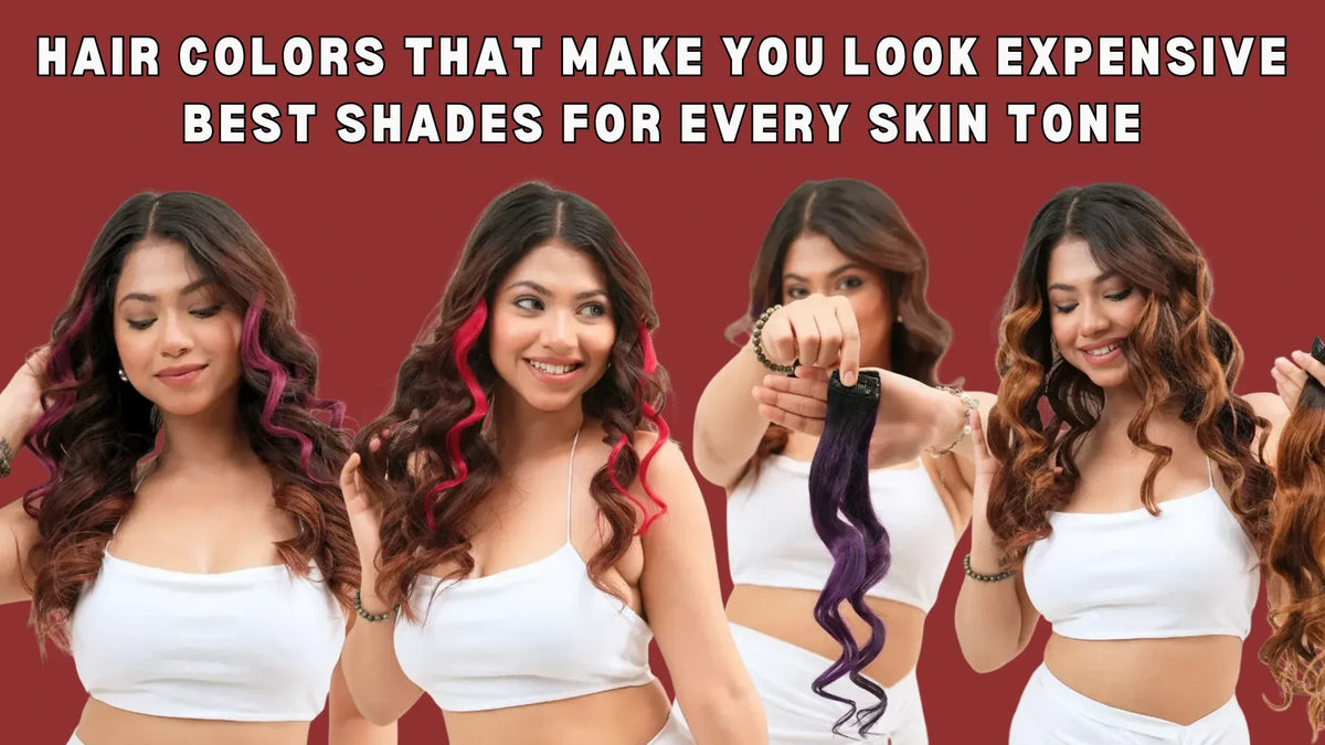 Hair color for Indian skin tones