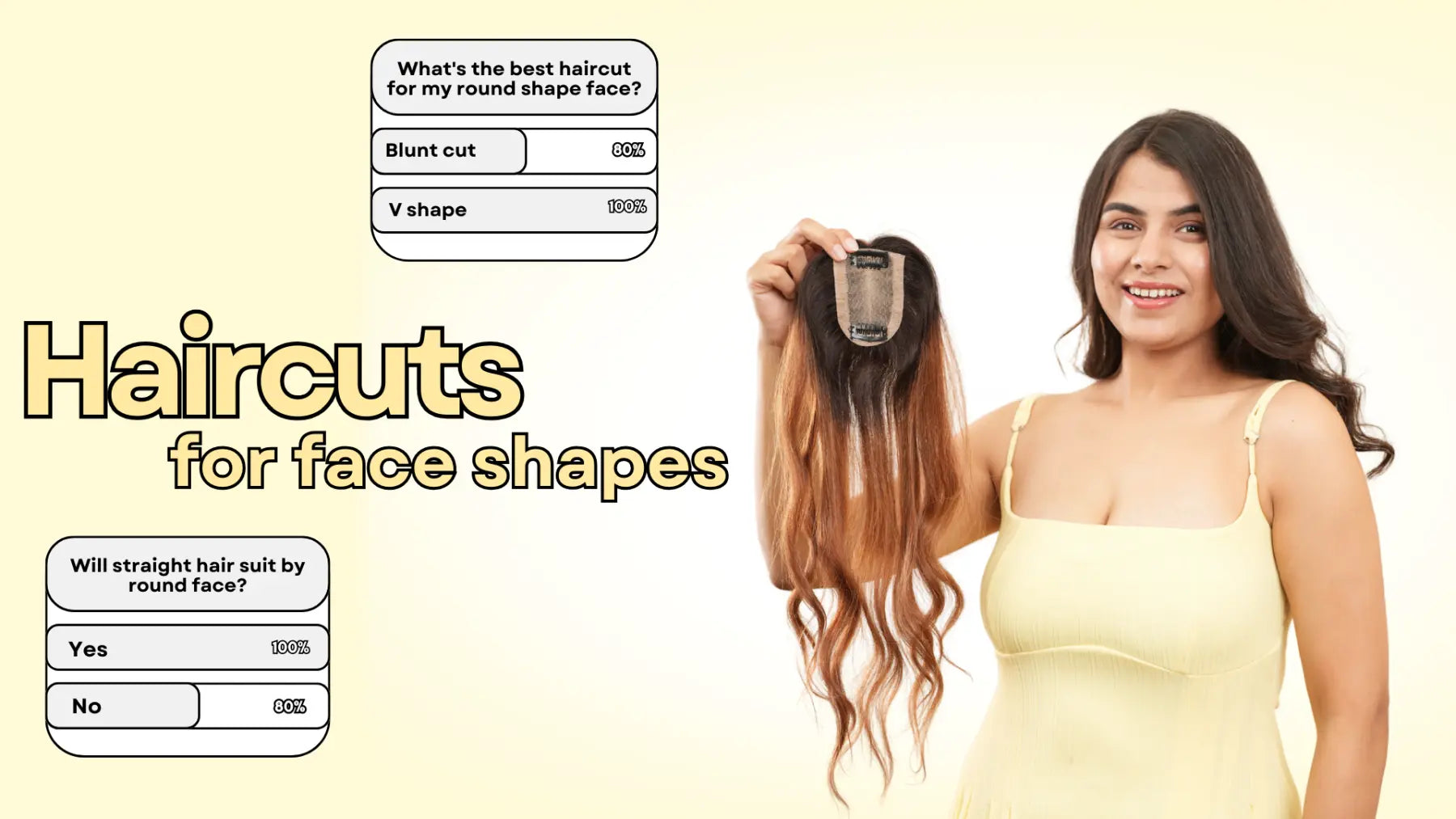 Haircuts according to face shape for women