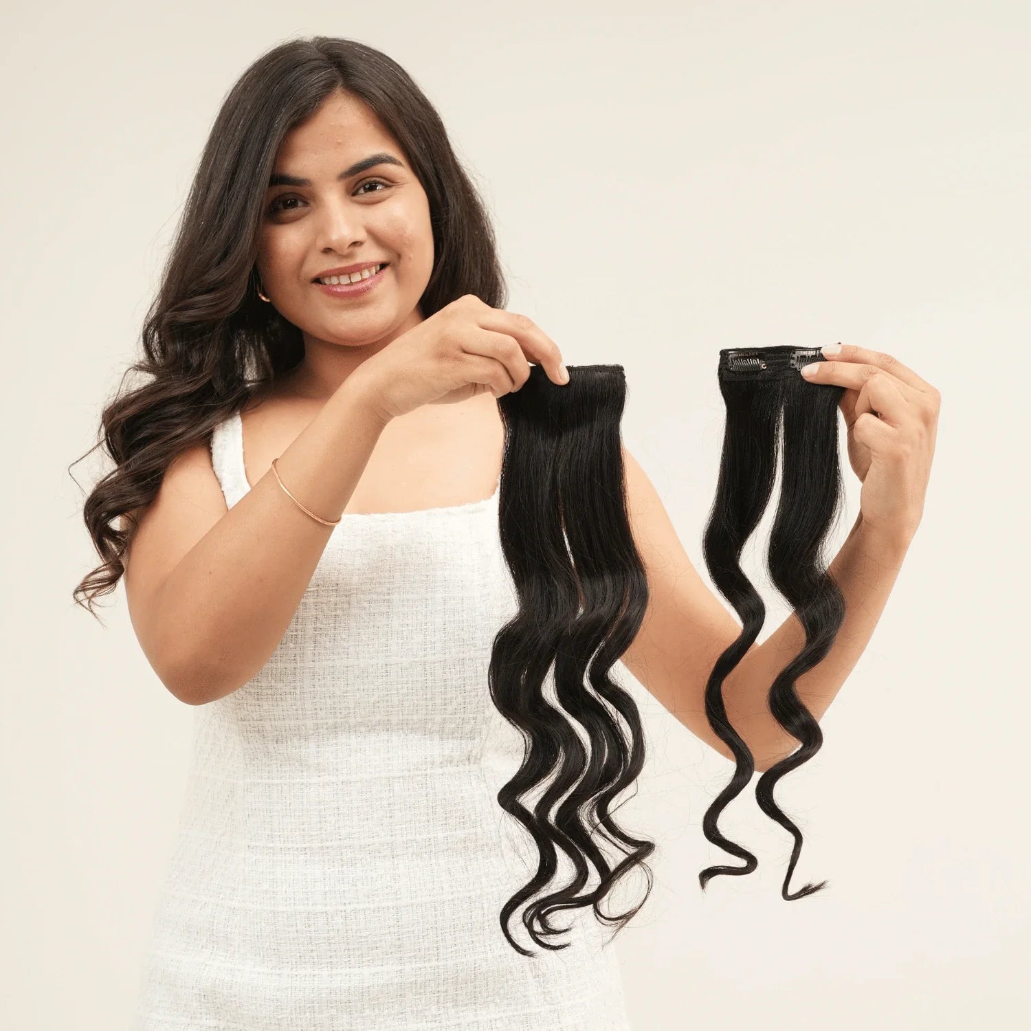 Wavy Hair Extensions – 100% Human Hair Extensions