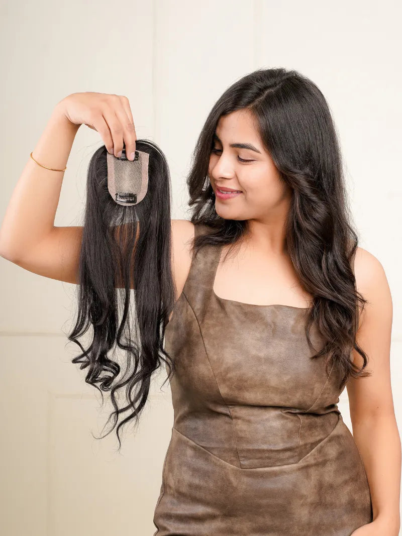 Silk Hair Topper for girls and women