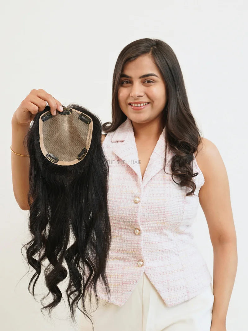 Buy human hair wiglet for women online, Shop hair toupee for ladies online, Buy crown hair topper for women near me, Buy parting hair topper for women online, Buy hair extensions for ladies online