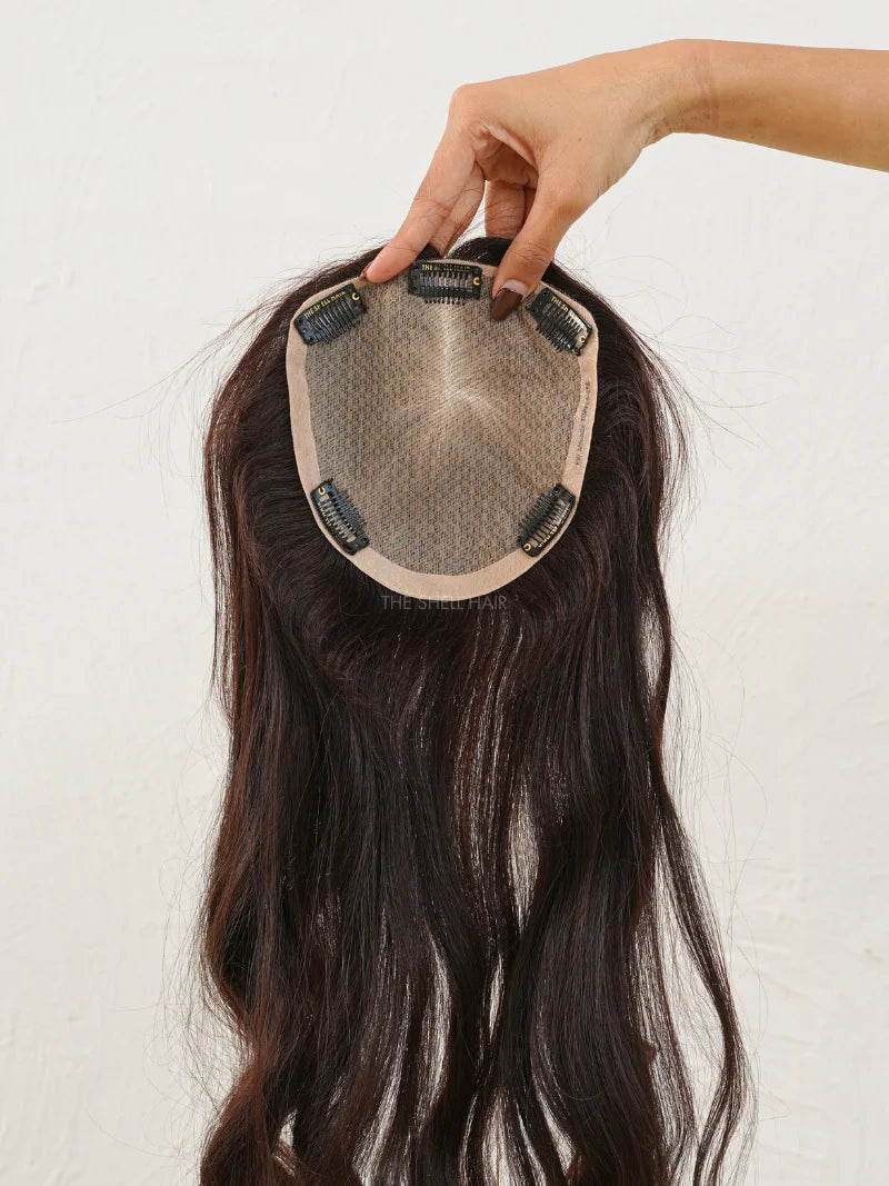 Buy half head wig for girls and women online, Buy silk hair toupee for women online, Shop hair topper at best prices, Buy silk hair wig for women online