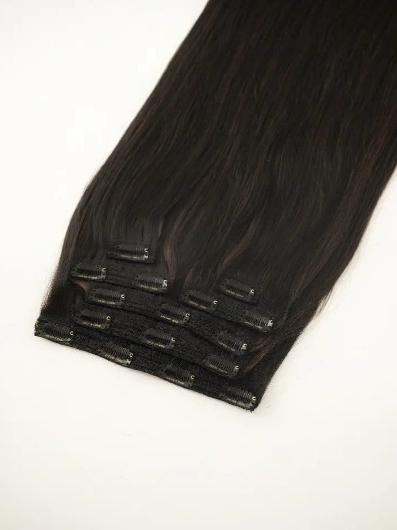 Seven Set Clip In Extensions - Straight Texture